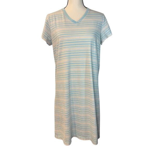 Oscar de la Renta Women’s Striped Nightgown Size M - Picture 1 of 6